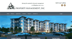 Desktop Screenshot of apex-property.com